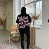 Amor Oversized Graphic T-Shirts