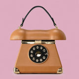 Tamara Vintage Telephone Shaped Box Bag