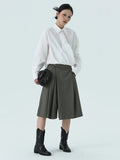 Maya Irregular Pleated Skorts