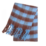 Lilith Plaid Cashmere Wool Scarves