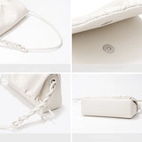 Alba Ruched Detail Flap Bag