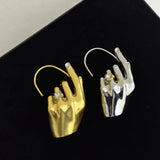 Lyke Sculptural Hand Ear Cuff