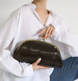 Aki Vintage Faux Leather Coin Clutch Bag