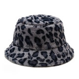 Colorful Prints Faux Fur Bucket Hats