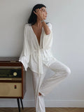 Madalena Gauze Lounge Pajama Set