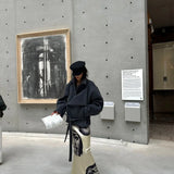 Jein Chic Arts Portrait Print Satin Skirts