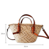 Cassia Raffia Straw Basket Bag