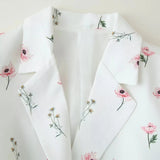 Shelby Spring Floral Belted Blazer