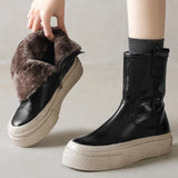 Remsy Fur Lined Lug Sole Boots