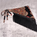 Mariposa Long Tassel Waist Scarf Belt