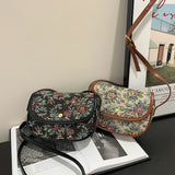 Clara Vintage Tapestry Upper Mini Crossbody Bag