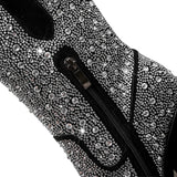 Caja Rhinestone Sequin Western Chelsea Boots