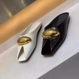 Rumina Metallic Bubble Accent Mule Slides