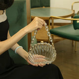 Emelda Clear Acrylic Shell Bag