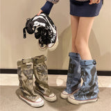 Emel Graffiti High Canvas Sneaker Boots