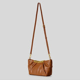 Olana Ruched Metal Handle Bag