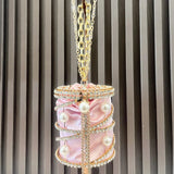 Lillian Rhinestone Pearl Cage Mini Bag