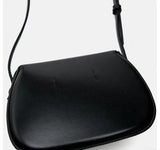 Zuri Faux Leather Mini Saddle Bag