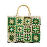 Bahar Bohemian Crochet Tote Bag