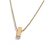 Tanya Cubic Zirconia Square Pendant Necklace