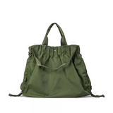 Edite Ruched Detail Nylon Tote