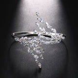 Crystal Leaf Hand Bracelet