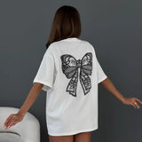 Maddie Ribbon Embellished T-shirt