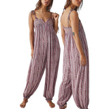 Shona Empire Spaghetti Strap Babydoll Jumpsuits