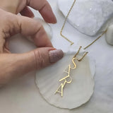 SARA Letter Name Pendant Necklace