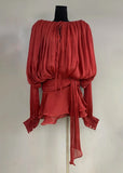 Deena Ruffle Chiffon Mini Dress