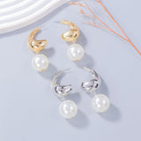 Jumbo Pearl Water Drop Earrings