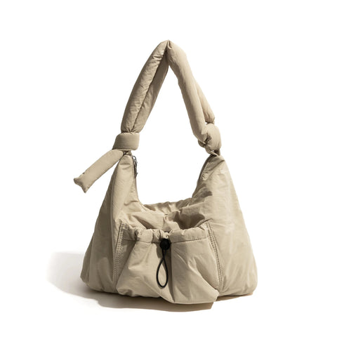 Bianca Nylon Puffy Shoulder Bag – watereverysunday Bianca Nylon Puffy Shoulder Bag – watereverysunday