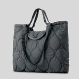 Onora Nylon Quilted Padded Large Tote Bag