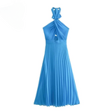 Tina Pleated Hater Dress