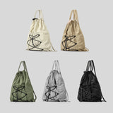 Olga Japanese Drawstring Utilitarian Backpacks