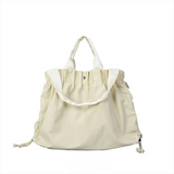 Edite Ruched Detail Nylon Tote