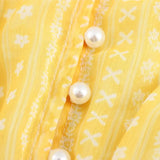 Charlotte Yellow Floral Boho Maxi Dress