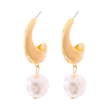 Jumbo Pearl Water Drop Earrings