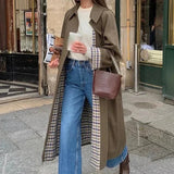 Luella Check Lined Retro Trench Coat