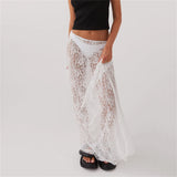 Rossa Floral Lace Maxi Skirts