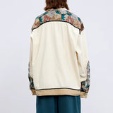 Damian Floral Embroidery Western Denim Jacket