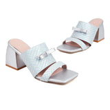 Karla Bow Tie Serpentine Mule Sandals