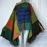 Rima Patchwork Artisan Poncho Top