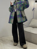 Lorna Plaid Woolen Shacket Jacket