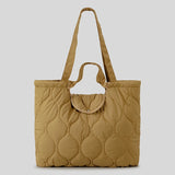 Onora Nylon Quilted Padded Large Tote Bag