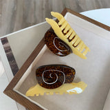 Fun Acetate Sun Moon Star Snail Hair Clip Claw