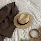 Bora Casual Straw Fedora Hats