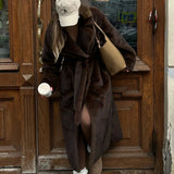 Amara Faux Mink Maxi Coat