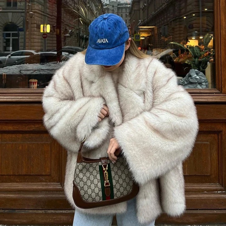 50%OFF【CULLNI(クルニ)】Eco Fur & Melton Half Zip Up Short