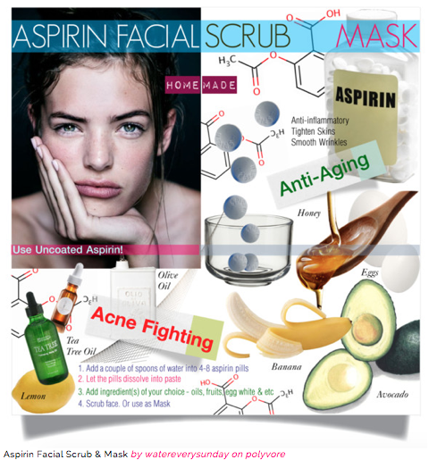Aspirin Facial Scrub